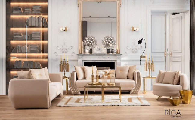 Armchair luxury upholstery furniture living room single-seater armchair fabric lounge restaurant