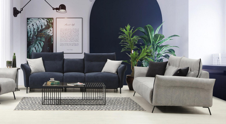 Sofa Set 2-piece Sofa Couch Upholstered Chair Modern Designer Luxury Furniture