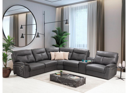 Design corner sofa L-shape sofa couch luxury upholstery furniture modern corner suite new