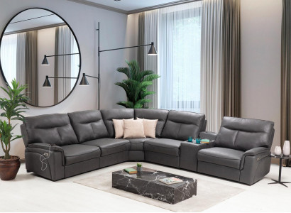 Design corner sofa L-shape sofa couch luxury upholstery furniture modern corner suite new