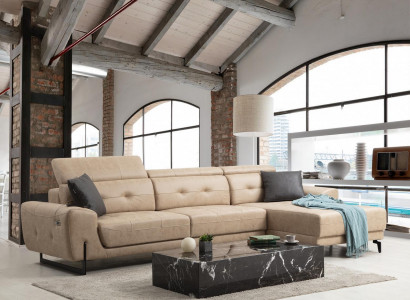 Luxury living room sofa couch L-shape designer furniture modern seating upholstered furniture