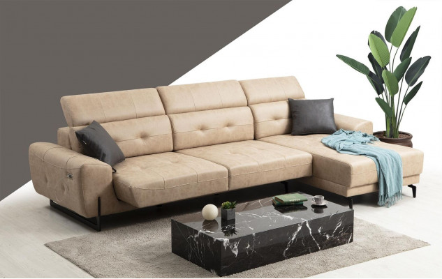 Luxury living room sofa couch L-shape designer furniture modern seating upholstered furniture