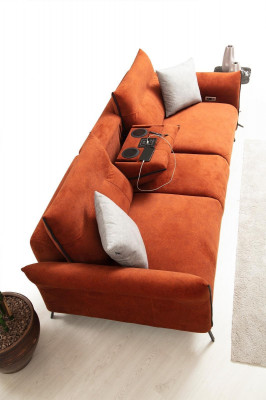 Four-seater sofa couch luxury living room designer modern furniture new