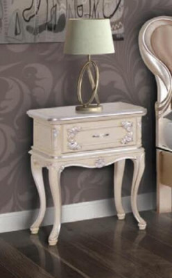 Bedside table side table furniture Italian furnishings classic wood table