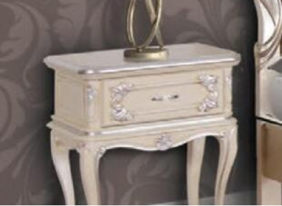 Bedside table side table furniture Italian furnishings classic wood table