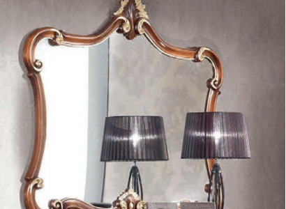 Italian wall mirror classic mirror furniture wood luxury furnishing new