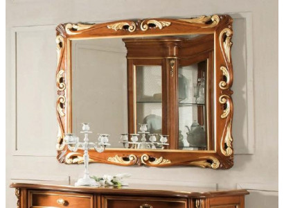 Wall Classic Design Mirror Italian Furniture Wall Mirror Wooden Mirror
