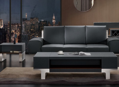 Sofa Leather Sofa Upholstered Seat 3-Seater Lounge Club Sofas Couches Leather Three-Seater New