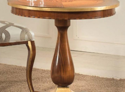 Luxury dining table round table solid wood Italy new dining room tables round furniture