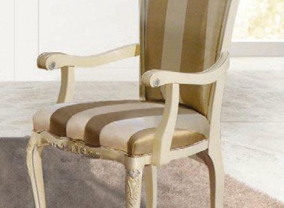 Chair Classic Design 1-Seater Armchair Wooden Chairs Italian Furniture New