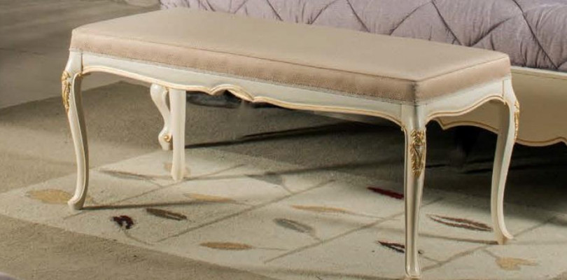 Ottoman chaise lounge bench textile designer stool footstool side stool