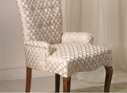Armchair Upholstered Chair Armrest Luxury Armchair Chair Chairs Living Room Dining Room
