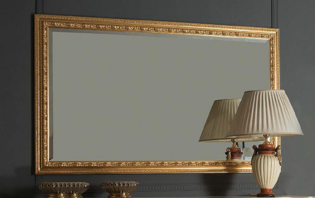 Italian Classic Designer Mirror Furniture Wall Mirror Wood Gold Furniture New