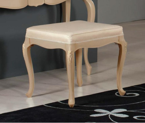 Stool Upholstered Bench Footstool Ottoman Seat Pouf Living Room Designer