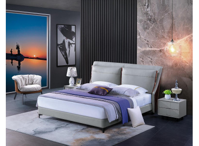 Luxury bedroom bed nightstand 3-piece set design beds side tables new