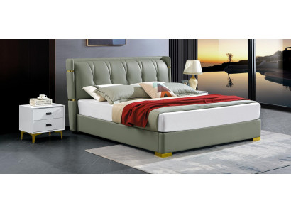 Design bed, 2x nightstand, 3-piece bedroom set, luxury complete ensemble, new