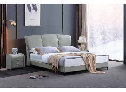 Double bed bedroom hotel marriage luxury bed 2x bedside table 3-piece set beds new