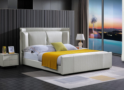 Upholstered bed beds bed upholstery designer hotel double luxury decor design