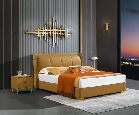 Bedroom bed upholstered bed double bed beds big design luxury double