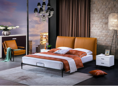Classic double bed, marriage bed design, luxury beds modern style. New 180x200cm.
