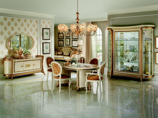 arredoclassic™ Luxury Class Furniture Dining Room Display Cabinet Table Dresser