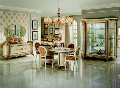 arredoclassic™ Luxury Class Furniture Dining Room Display Cabinet Table Dresser
