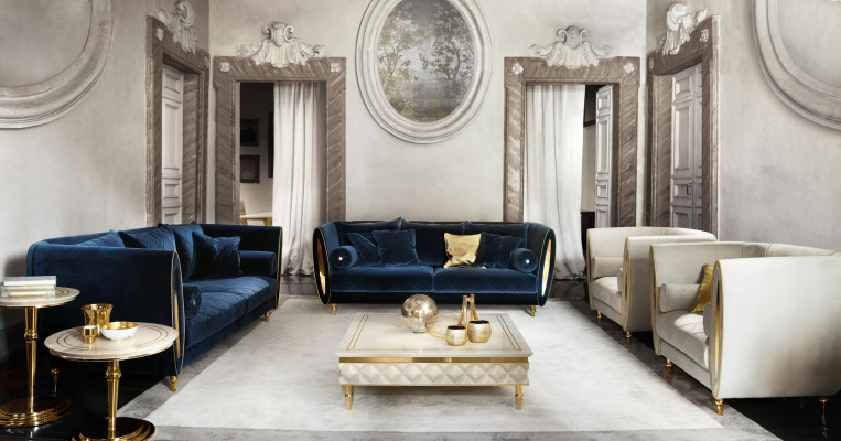 Luxury Class 3+2 Italian Furniture Sofa Set Couch Sofa New