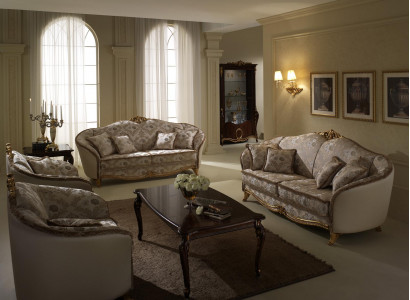 Sofa set 3+2+1 seater Arredoclassic living landscape sofas couches upholstery new