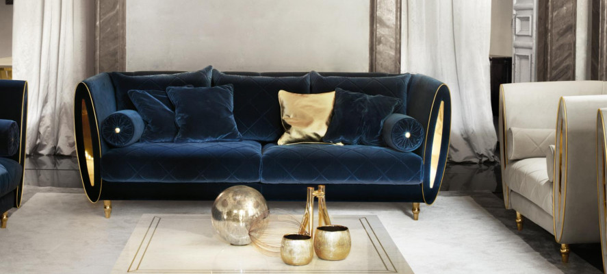 Sofa set Sofa Couch 3 + 1 Living room Designer Furniture Classic