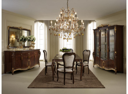 Dining table + 8 chairs dining room table rococo baroque art nouveau