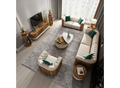 Sofa set 4+2+1 seater living room landscape sofa couch upholstery set sofas