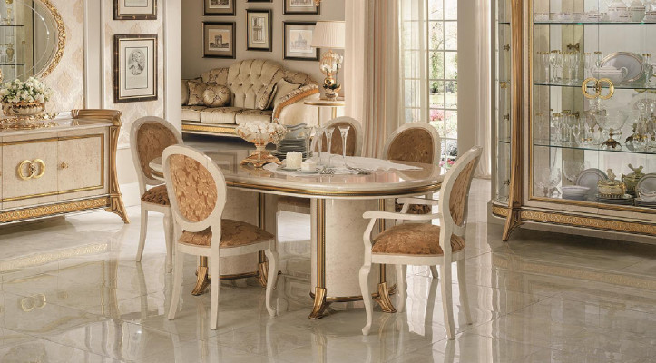 arredoclassic™ dining table 8 chairs dining room table Rococo Baroque