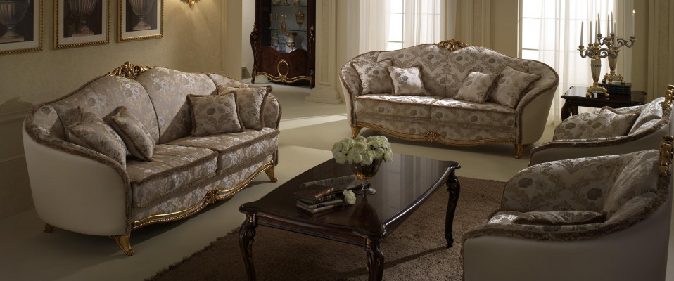 Sofa Sofa Set 3+3 Seat Design Upholstered Sofas Couch Set arredoclassic