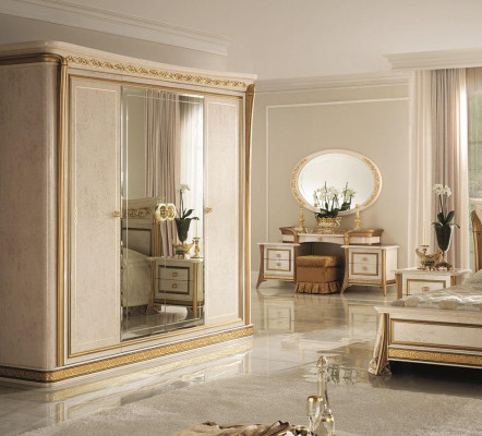 Wardrobe wardrobes mirror furniture living furniture wood Arredoclassic