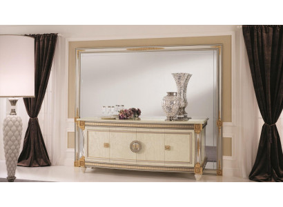 Buffet sideboard dresser mirror genuine handmade baroque rococo arredoclassic