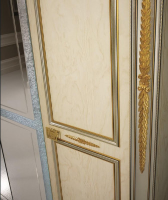 Wardrobe bedroom wood cabinet modern style cupboards luxury classic