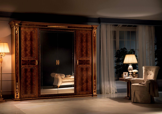 Wardrobe Antique Style Baroque Rococo Art Nouveau Furniture Bedroom