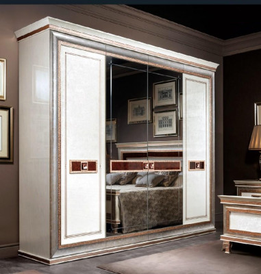 Designer bedroom cabinet wardrobe furniture wood wardrobe arredoclassic