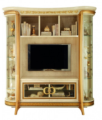 Living room extension media wall TV wall TV cabinet living wall Baroque Rococo