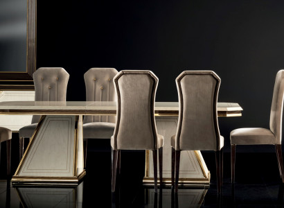Dining table 6x chair dining room set dining group group table table arredoclassic 7-piece set.
