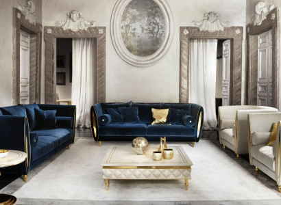 Sofa set couch 3-seater (without 2+1) designer furniture classic