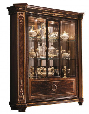 Display cabinet showcase cabinets living room show cabinets design rococo baroque wood new