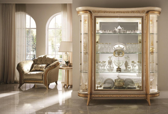 Display cabinets, sideboards, display sideboard, glass cabinet, Italy, arredoclassic