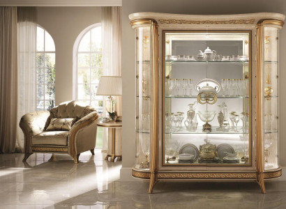 Display cabinets, sideboards, display sideboard, glass cabinet, Italy, arredoclassic