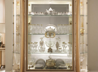 DISPLAY Cabinet Glass Cabinet Designer Furniture Baroque Rococo Decoration Art Nouveau