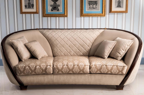 Sofa 3 Seater Sleeper Sofa Designer Sofa with Bed Function + Bed Box Couch NEW