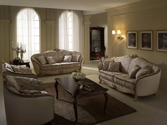 Sofa sleeper sofa designer 3-seater sofa with bed function couch textile sofa upholstery
