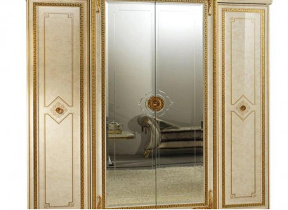 Bedroom wardrobe 4-door wall cabinet wooden closet wardrobes