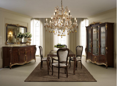 arredoclassic™ Luxury Classic Dining Room + 4 Chairs Chair Set Ensemble