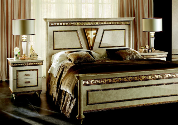 Bed 2x Bedside Table 3-piece Bedroom Set Design Furniture Luxury Modern Beds New